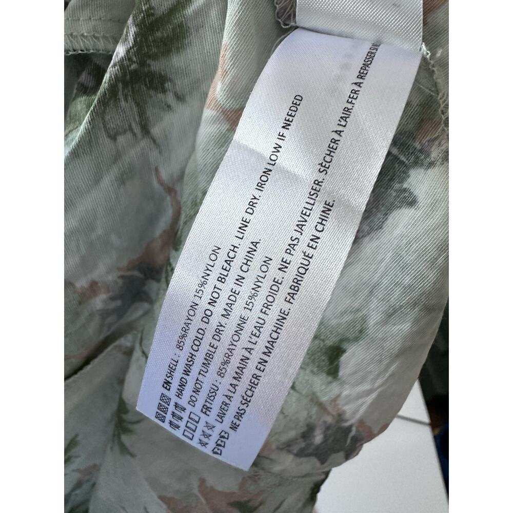 En Saison Square Neck Midi Dress Anthropologie Small Floral Garden - Picture 9 of 13